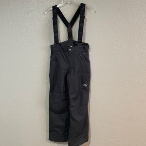 The North Face Gray Snow Pants Suspenders M 10/12